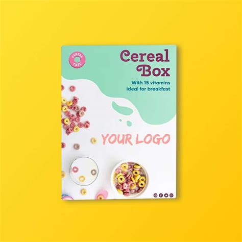 Get Custom Printed Cereal Boxes With Your Logo At Wholesale Price