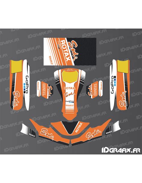 Kit Deco Race Edition Orange Kart Sodikart Idgrafix