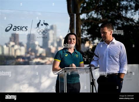 Sydney Australia 07th Mar 2024 Australian Olympic Team Chef De