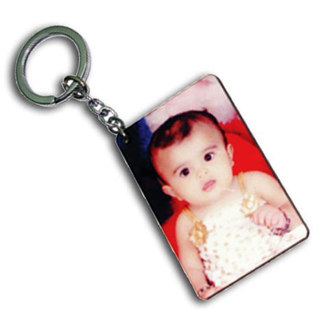 Personalized Wooden Sublimation Rectangle Keychain At Rs Piece