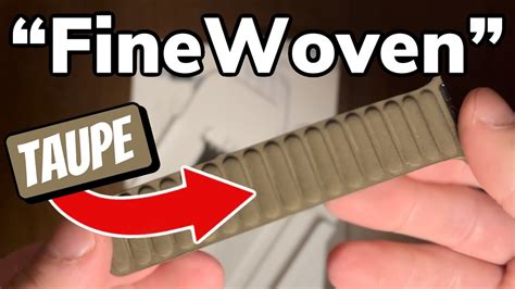 Apple Watch Finewoven Magnetic Link In Taupe Unboxing Review Youtube