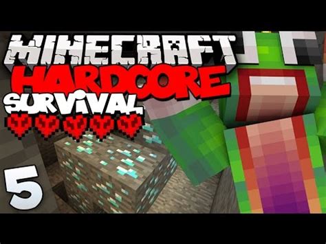 Minecraft Hardcore Survival DIAMONDS Ep 5 YouTube