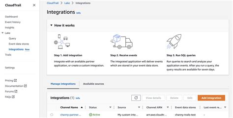 AWS CloudTrail Lake 파트너 및 외부 소스 생성 활동 이벤트 수집 기능 출시 지락문화예술공작단