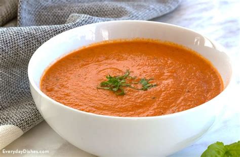 Creamy Roasted Tomato Basil Soup Recipe