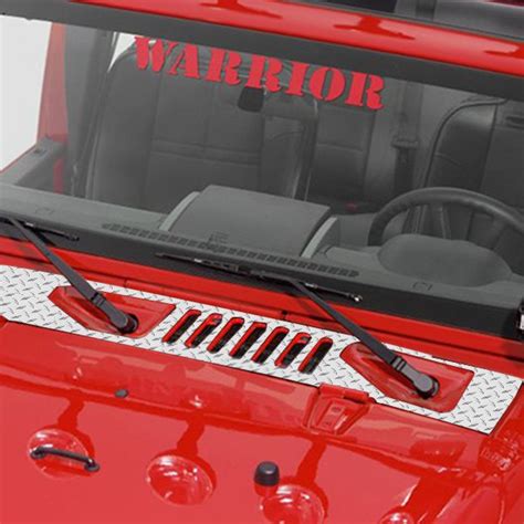 Warrior® Jeep Wrangler 2007 Hood Cowling Covers