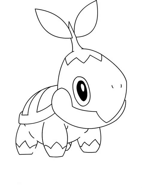 Turtwig Coloring Pages - Coloring Home