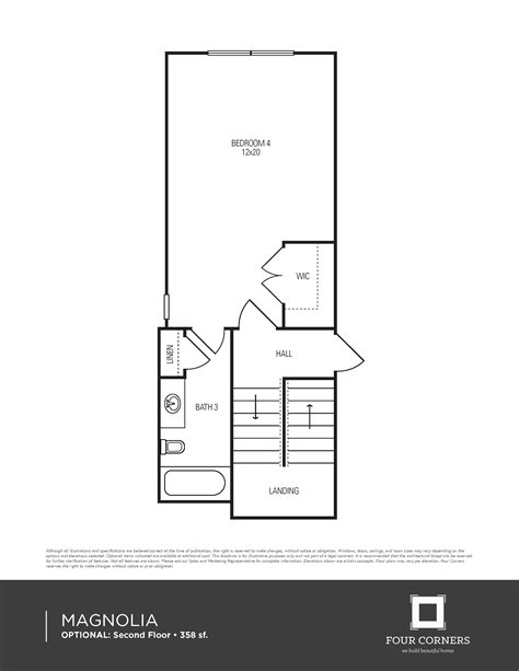 Magnolia – Optional Second Floor | Four Corners