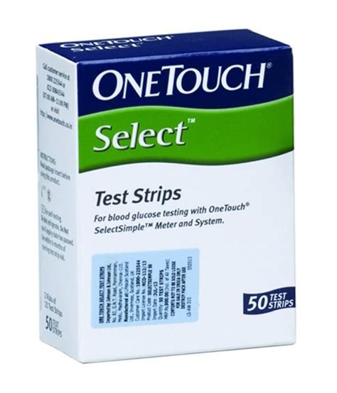 Onetouch Select Blood Glucose Test Strips Strips Prem Medical