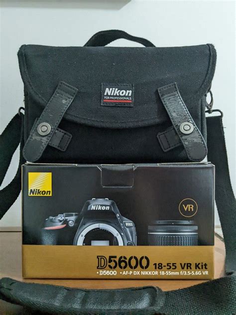 Nikon D5600 kit, Photography, Cameras on Carousell