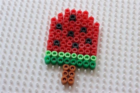 Perler Bead Art Perler Bead Patterns Beading Patterns Watermelon Ice