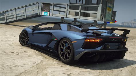 Lamborghini Aventador Svj Roadster [add On Extras Template] Gta5