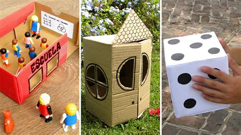 Juegos Hechos Con Cajas De Cart N M S Chicos