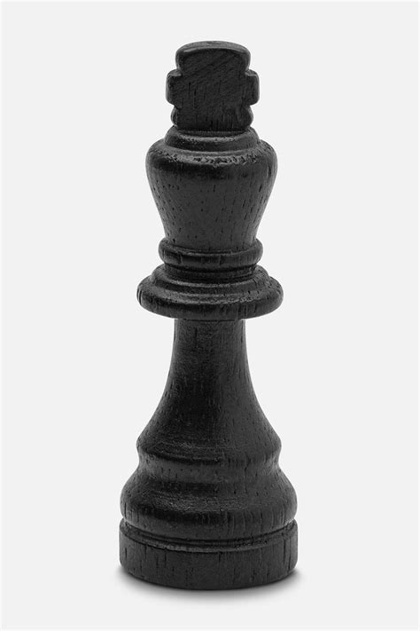 Black King Chess White Background Premium PSD Rawpixel