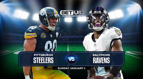 Steelers Vs Ravens Prediction Stream Odds And Picks Jan 1