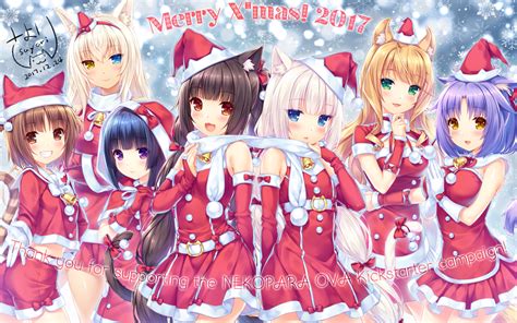 Papel De Parede Para Celular Anime Chocola Nekopara Baunilha