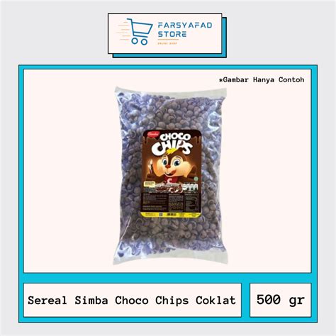 Jual Sereal Simba Choco Chips Ukuran 500 Gr Kemasan Repack Shopee