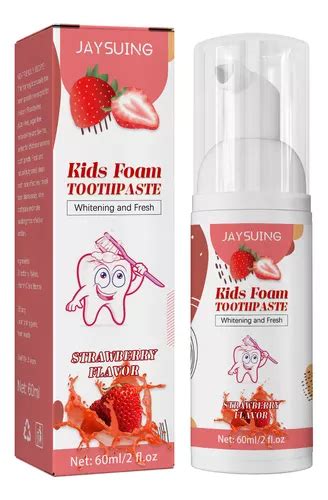 X Creme Dental De Espuma Infantil Limpeza De Dentes Clarea