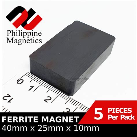 Per Set Mm X Mm X Mm Y Super Strong Ferrite Bar Magnet Ceramic