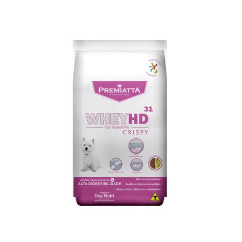 Ração Premiatta WheyHD Crispy para Cães Adultos de Raças Pequenas 6kg