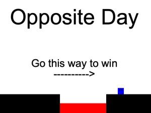 Hooda Math Opposite Day