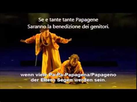 1791 Mozart Il flauto magico Zauberflöte PapagenaPapageno YouTube