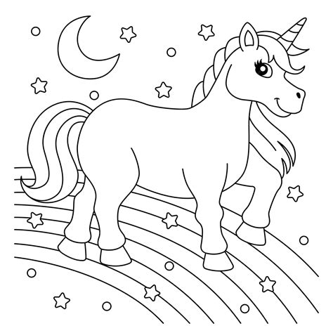 28 Dessins And Coloriages Licorne A Copier Ou A Imprimer Unicorn