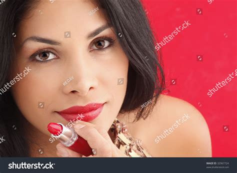 Cute Brunette Getting Ready Kill Stock Photo 32967724 Shutterstock