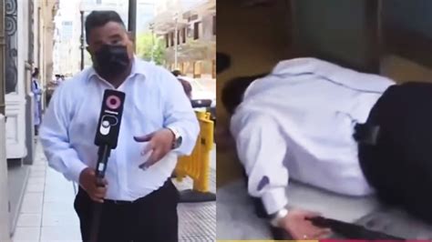 Video Periodista Se Desmaya En Plena Transmisión En Vivo ¡no Soportó El Calor Noticias De