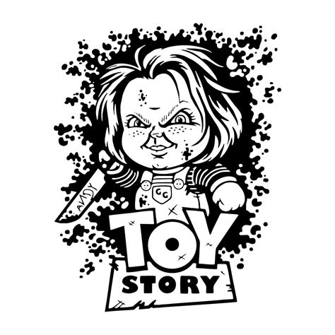 Halloween Chucky Toy Story Svg Chucky Horror Movie Characte Inspire