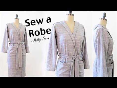 How To Sew A Robe Youtube Kimono Sewing Pattern Kimono Robe Diy