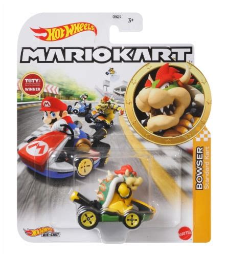 Mattel Hot Wheels Mario Kart Standard Bowser Kart Vehicle 1 Ct Kroger