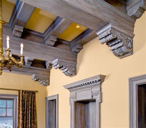 13 Gorgeous Rooms With Custom Coffered Ceilings by CEILTRIM Inc. and ...