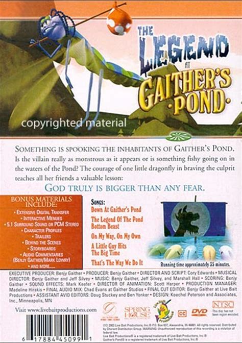 Legend At Gaither S Pond The Dvd 2003 Dvd Empire