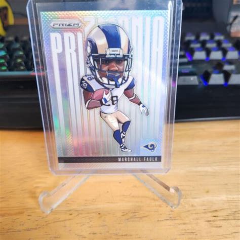 2024 Panini Prizm 28 MARSHALL FAULK FOTL PRIZMANIA CASE HIT SSP EBay