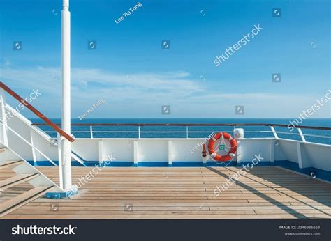 Ship Deck Buoy Blue Ocean Travel Stock Photo 2346986663 | Shutterstock