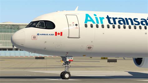 ToLiss A321 Air Transat NEW NEO MOD Aircraft Skins Liveries X