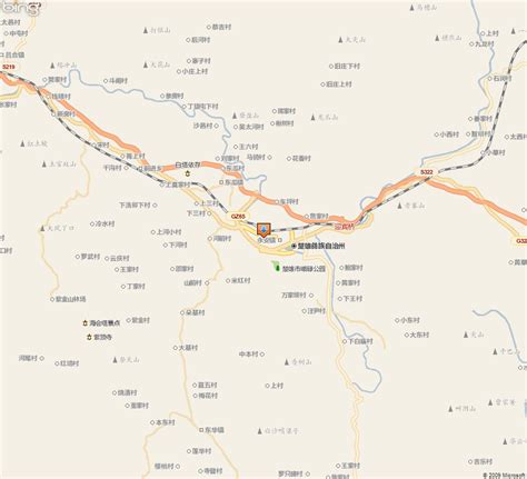 楚雄市地图全图高清版 云南省楚雄市 楚雄市 大山谷图库