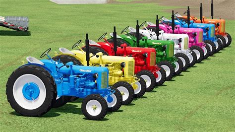 Load Transport Watermelons With Zetor K Tractors Claas Wheel