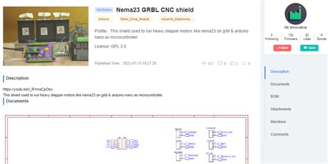 Github Sandy9159 Grbl Cnc Shield Nema23 Stepper Motor Tb6600