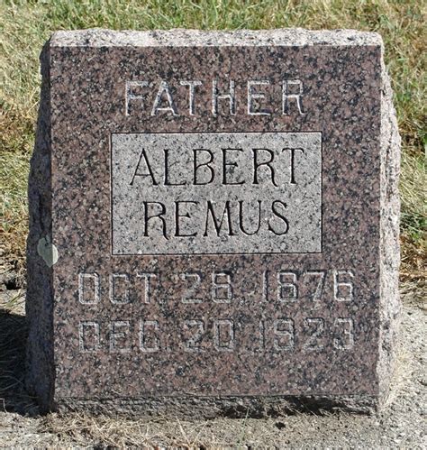 Albert Eduard Remus Find A Grave Memorial