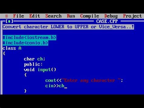 C Program To Convert Character Uppercase Into Lowercase Or Vice Versa