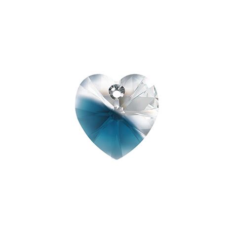 Swarovski Elements 6228 XILION Heart Pendant 14 4mm Crystal Montana