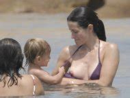 Naked Courteney Cox In Beach Babes