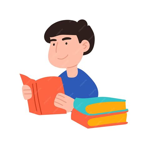 Niño con libro abierto lista de lectura biblioteca ebook educación ...