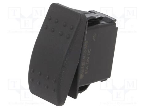 SRD1-1B-AC-1-BNN SWITCH COMPONENTS - ROCKER | SPST; Pos: 2; OFF-(ON ...