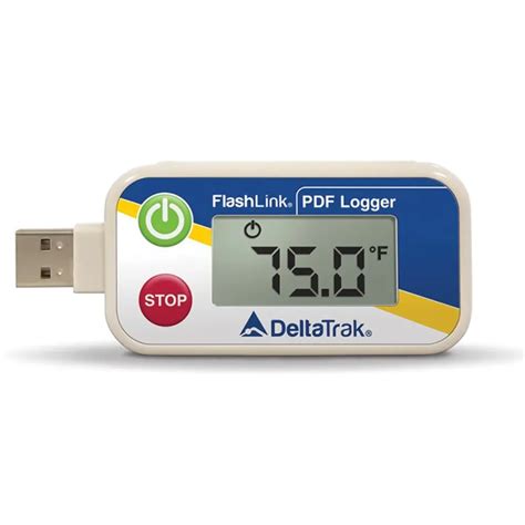 FlashLink USB PDF Reusable Data Logger With Or Without Probe DeltaTRAK