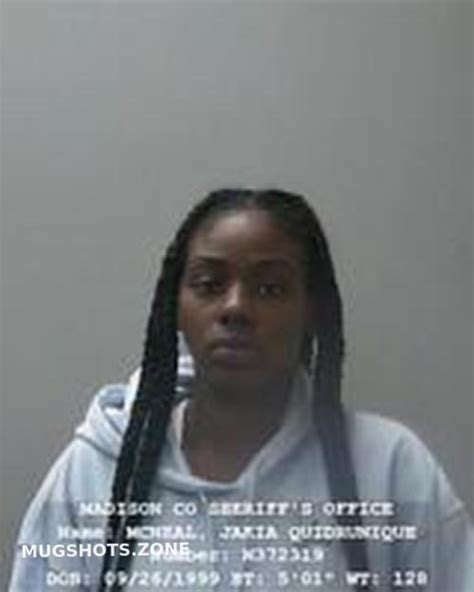 Jakia Quidrunique Mcneal 10102022 Madison County Mugshots Zone