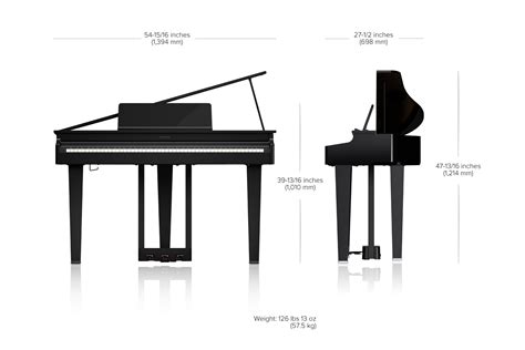 Piano Roland Gp Noir Laqu Dor Lami