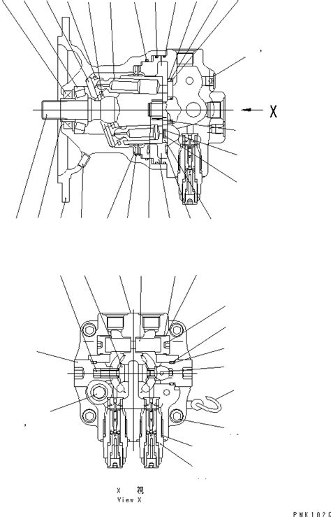 SWING MOTOR ASS Y 21J 60 12120 KOMATSU Part Catalog