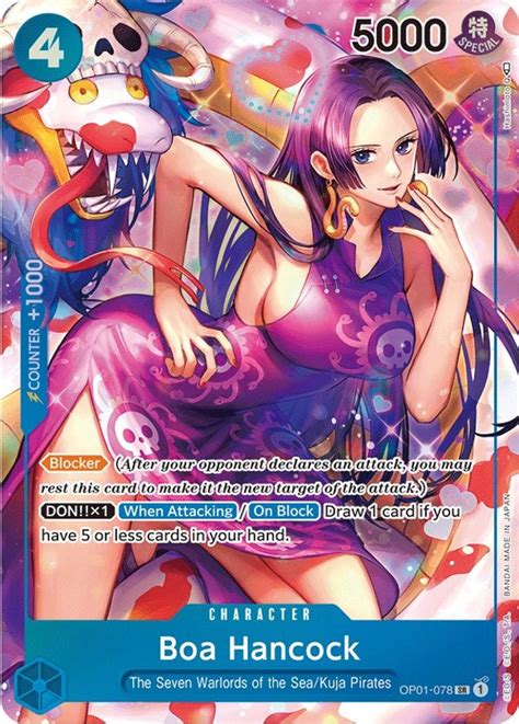 Boa Hancock Parallel Romance Dawn One Piece Card Game